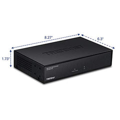 TRENDnet TEW-WLC100 Wireless LAN Controller, 5-Port GB Switch