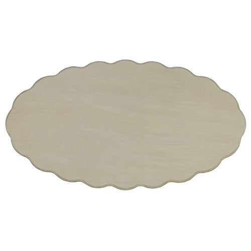 Fordon Oval Coffee Table in Antique White