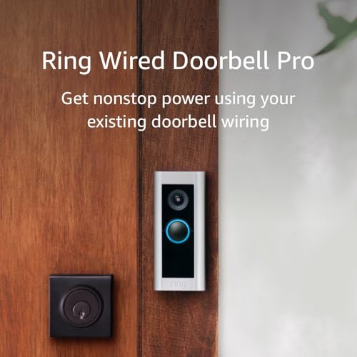 Ring Wired Doorbell Pro ??Smart Video Doorbell, Requires Existing Wiring