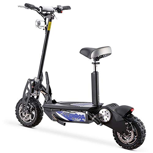 MotoTec Chaos 2000w 60v 15ah Lithium 32 MPH Electric Scooter Folding Frame Seat