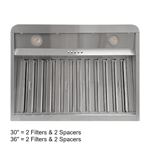 CHX9130SQB-2 Under Cabinet Range Hood, 30-Inch, Stainless Steel