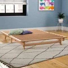 Fast Furnishings Queen Farmhouse Solid Wood Platform Bed