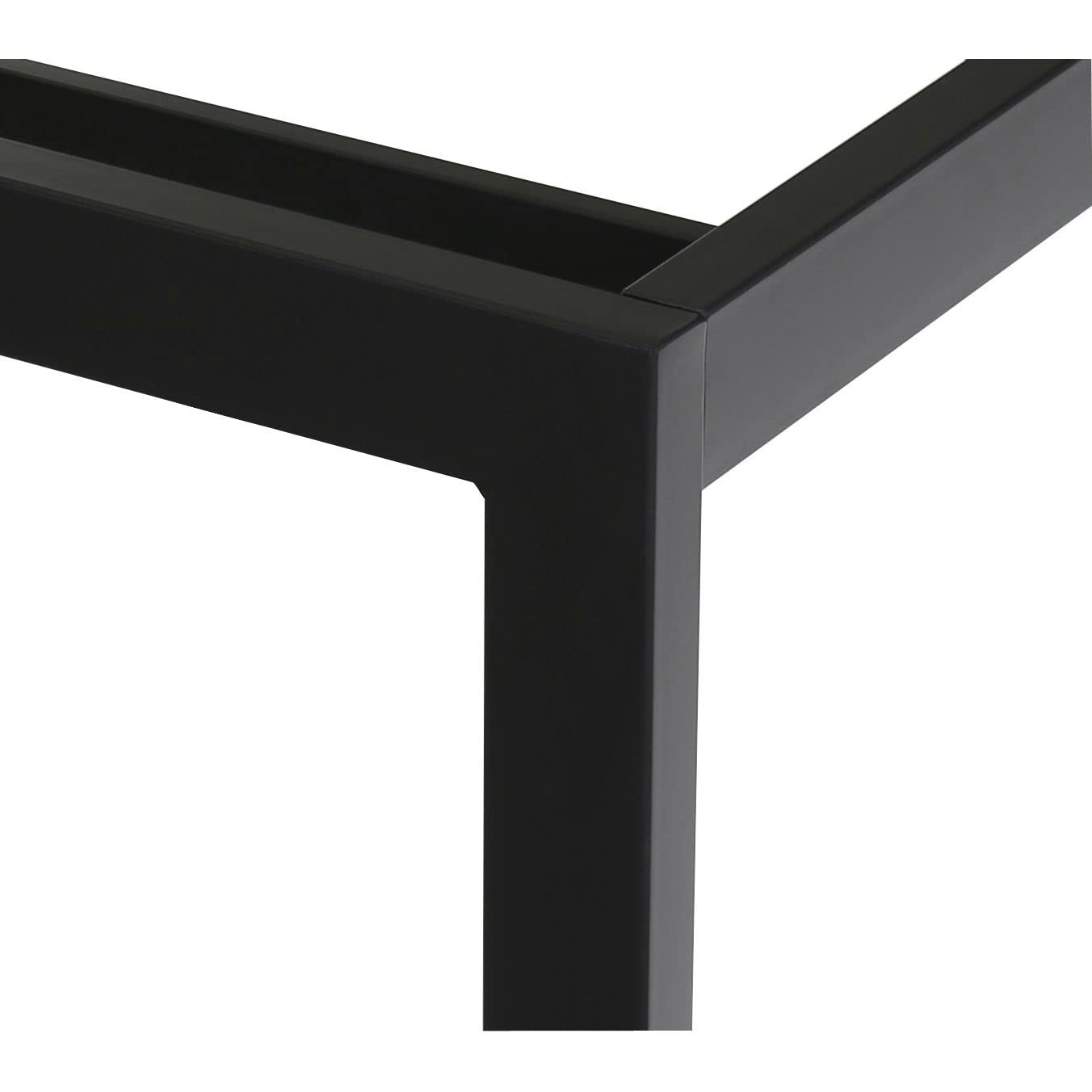 Fast Furnishings Twin Modern Black Metal Bed Frame