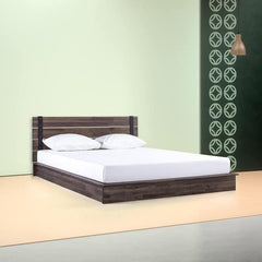 Fast Furnishings Twin Farmhouse Industrial Low Bed