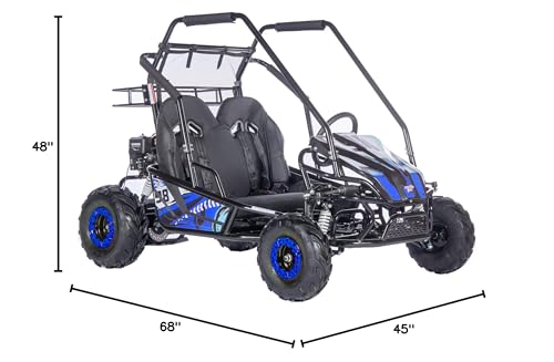 MotoTec Mud Monster XL 212cc 2 Seat Go Kart Full Suspension