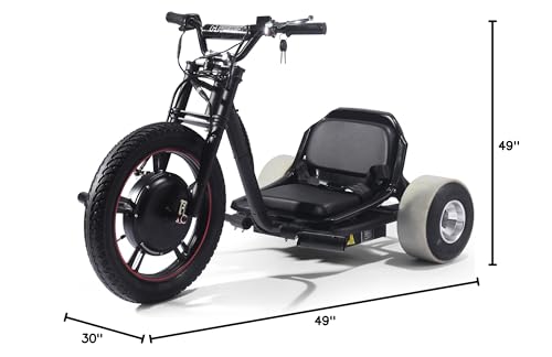 MotoTec Drifter 48v 800w Electric Trike Lithium