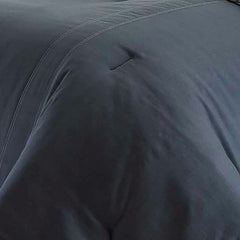 Full/Queen Cotton Reversible Plaid Comforter Set