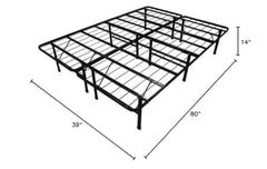 Queen Steel Folding Metal Platform Bed Frame