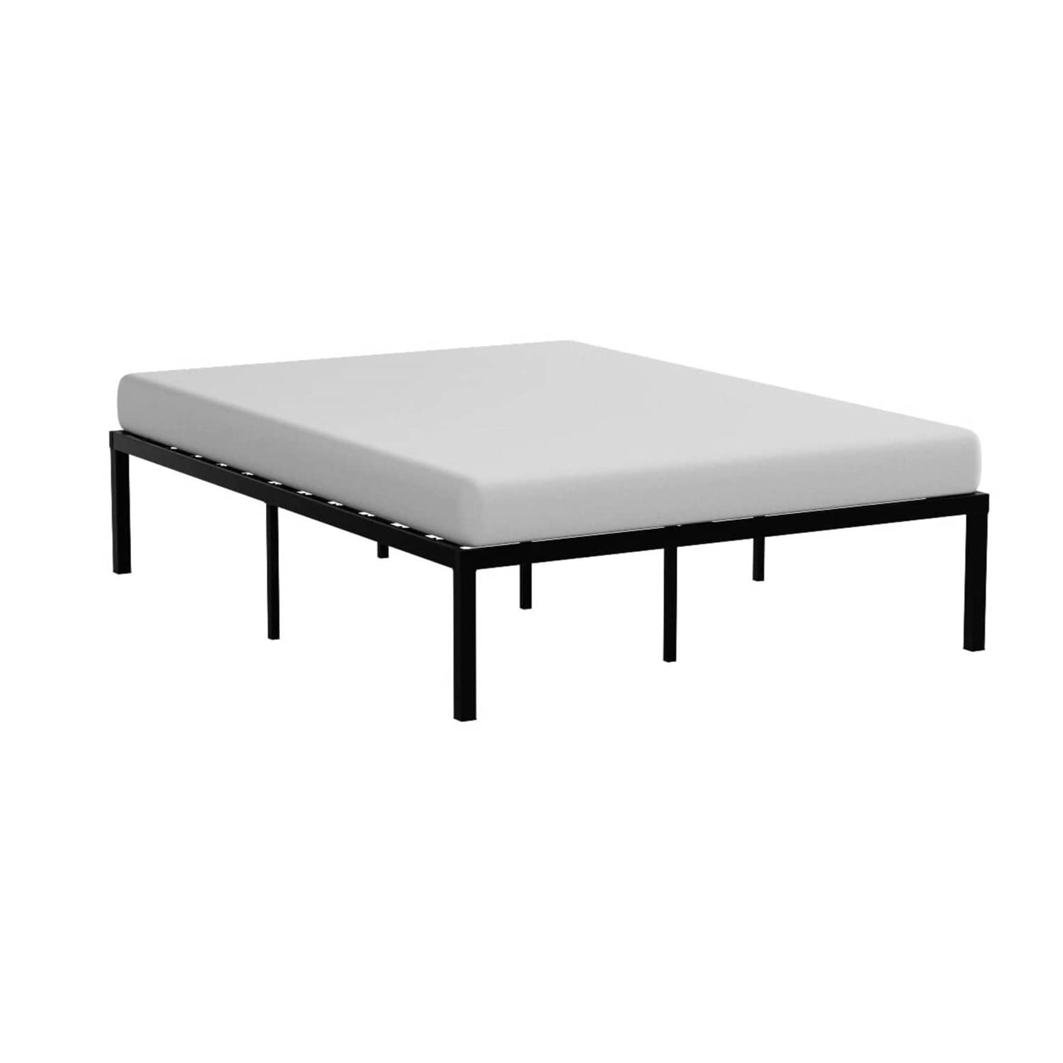 Fast Furnishings Queen 16 inch Steel Platform Bed Frame
