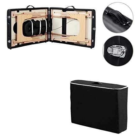 Black Adjustable Portable Massage Tattoo Table