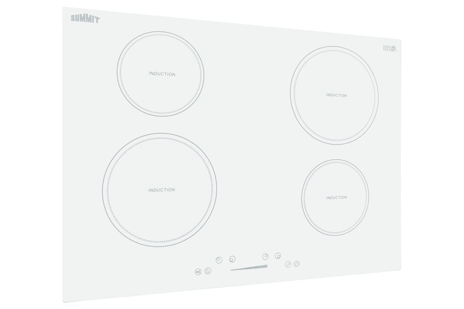 30" Induction Cooktop, 4 Cooking Zones, 208-240V Electric Cooktop, ADA Compliant Design, Black - SINC4B301B