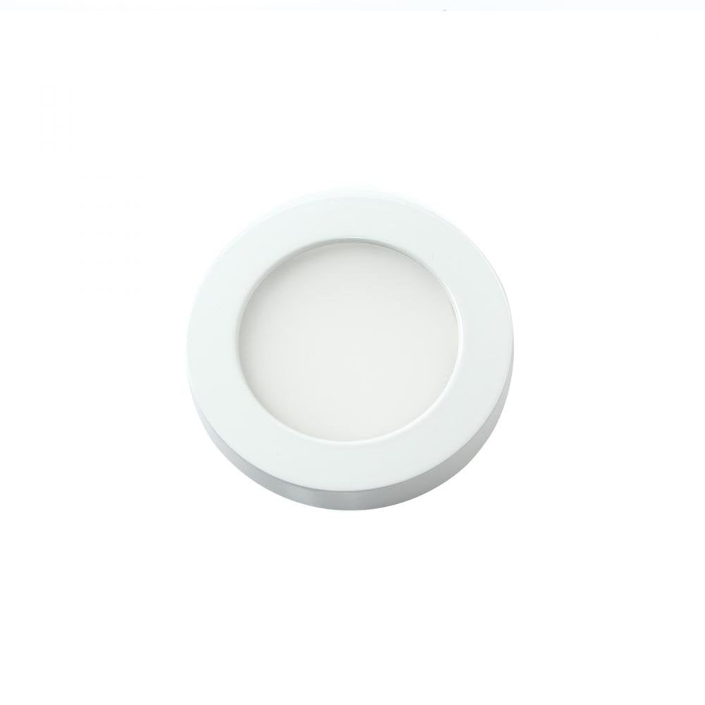 WAC Lighting HR-LED90-30-WT Contemporary Edge Lit LED HR-LED90 Button Light