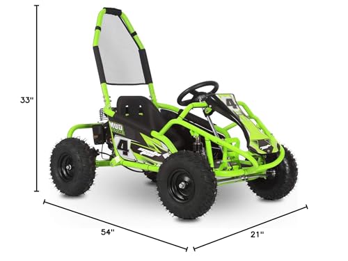 MotoTec Mud Monster 98cc Go Kart Full Suspension