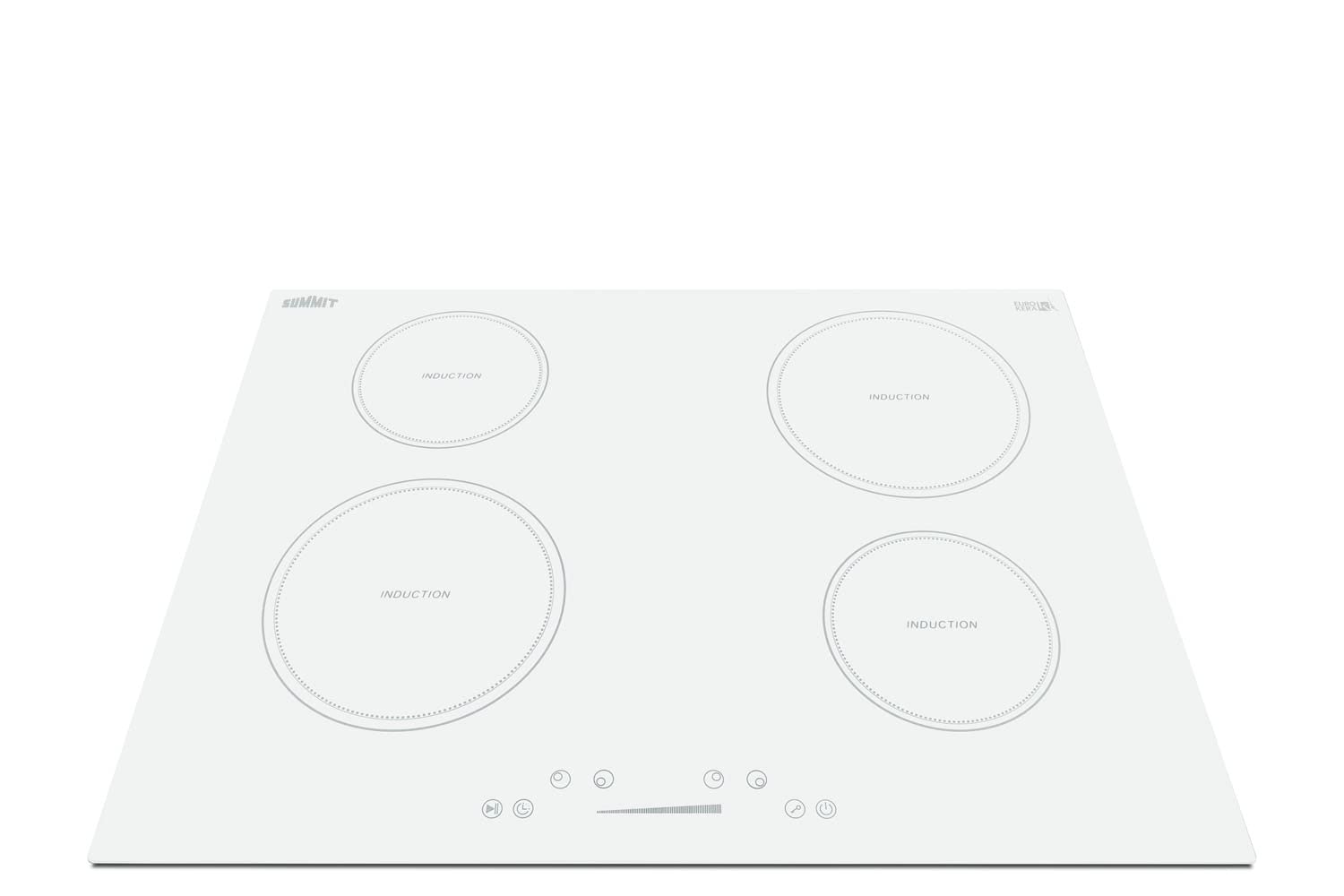 30" Induction Cooktop, 4 Cooking Zones, 208-240V Electric Cooktop, ADA Compliant Design, Black - SINC4B301B