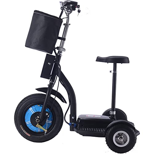 MotoTec Electric Mobility Trike 48v 750w Lithium, Black