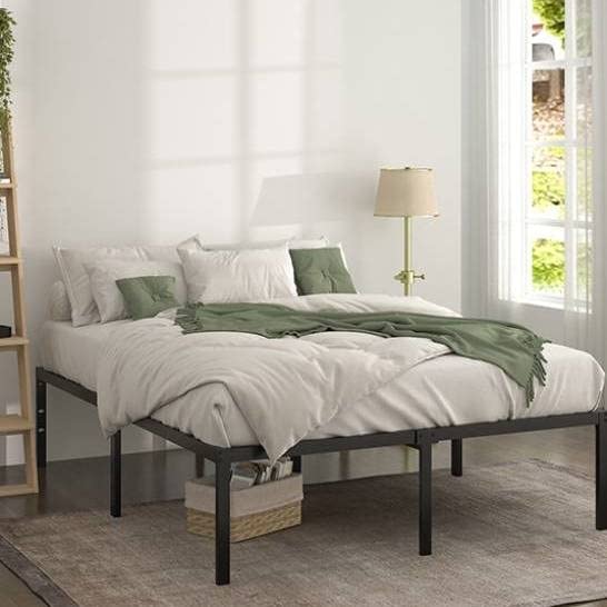 Fast Furnishings King 18 inch Platform Bed with Storage