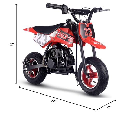 MotoTec Supermoto 50cc 2-Stroke Kids Dirt Bike