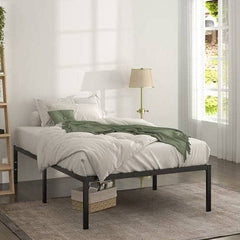 Fast Furnishings Twin 18 inch Platform Bed with Storage