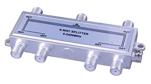 A four-way splitter featuring four wires, used for dividing electrical connections into multiple outputs.