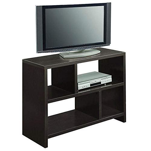 Modern 2-Shelf Console Table in Espresso Finish