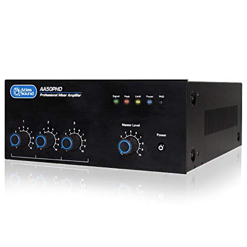 Atlas Sound 50W 3 Input Mixer Amplifier