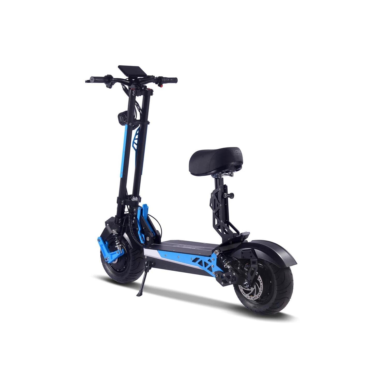 MotoTec Switchblade 60v 4000w Lithium Electric Scooter Blue