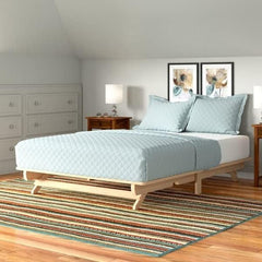 Fast Furnishings Queen Farmhouse Solid Wood Platform Bed