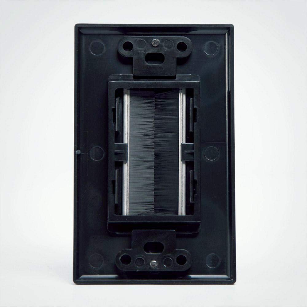 Vanco 120818X Bulk Decor Style Brush Wall Plate