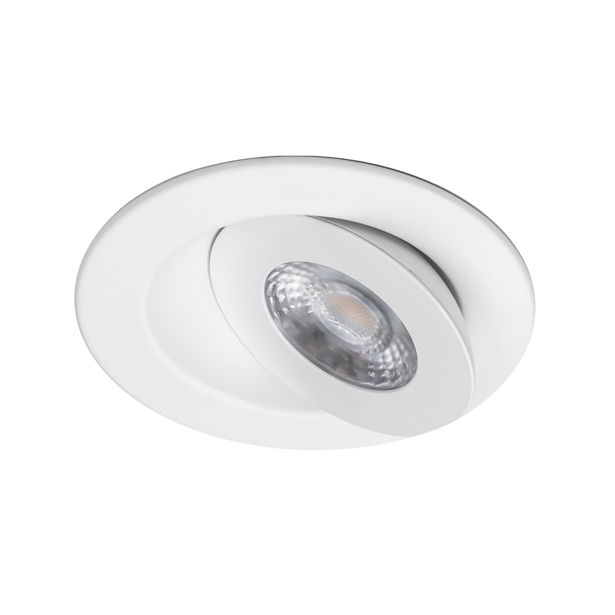 WAC Lotos 4" LED Round Adjustable Recessed Light, 5-CCT, White