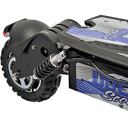 MotoTec UberScoot 1600w 48v Electric Scooter, Black, Large