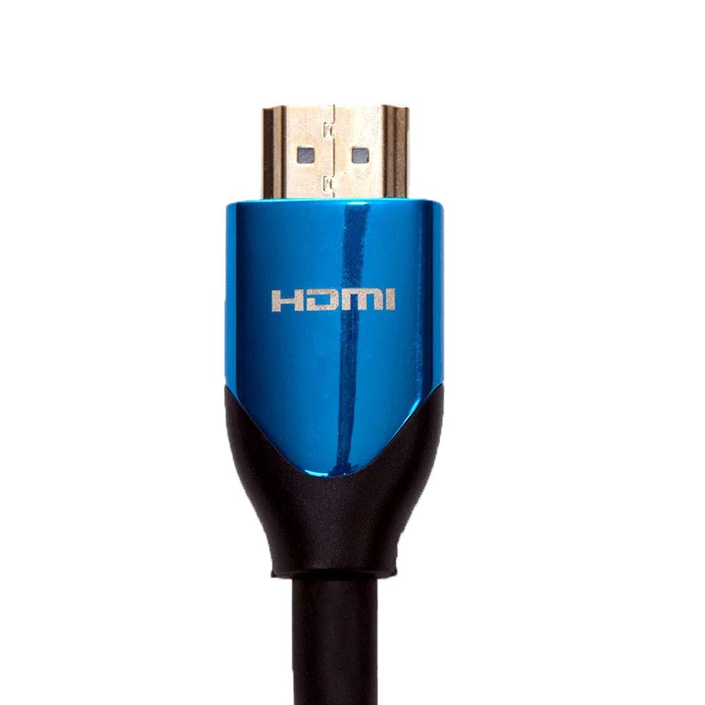 High-definition HDMI cable featuring dual connectors, suitable for connecting various electronic devices for optimal performance.
