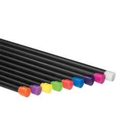 Rubber Padded Weighted Bar - Stretching Weight Exercise Bars for Physical Therapy, Body Toning, Aerobics, Yoga, Pilates