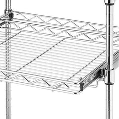 Fast Furnishings Metal Kitchen Microwave Cart Adjustable