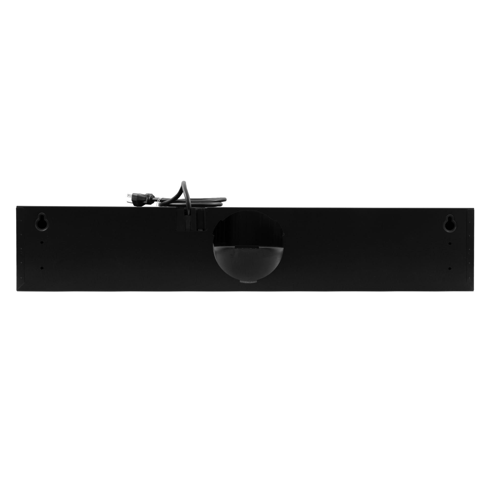 COS-5MU30-BK 30 in. Delta Collection Ducted Under Cabinet Range Hood, Button Controls, Reusable Filters, LED Lights in Matte Black, 30 inch