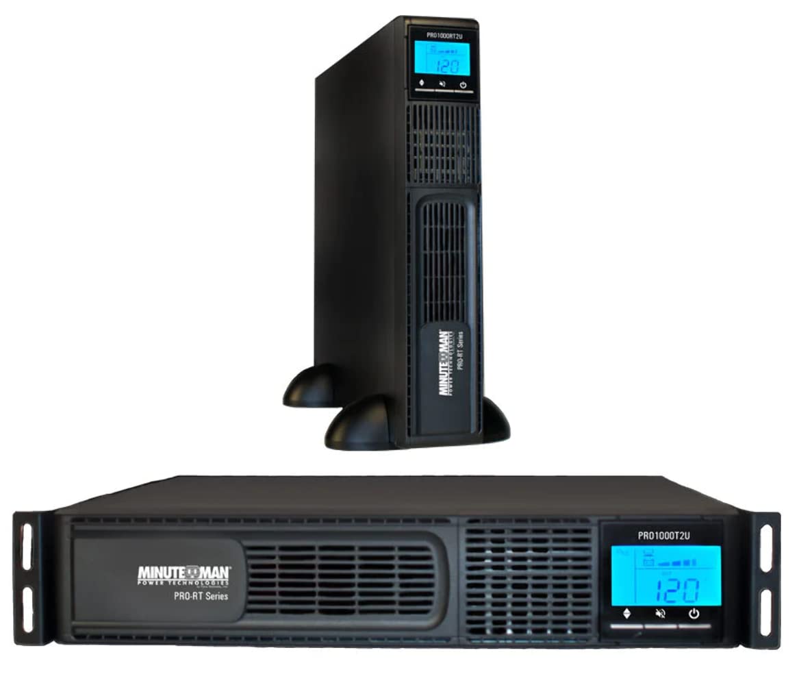 A side-by-side view of two UPS battery-powered inverters, illustrating their similar structure and functionality.