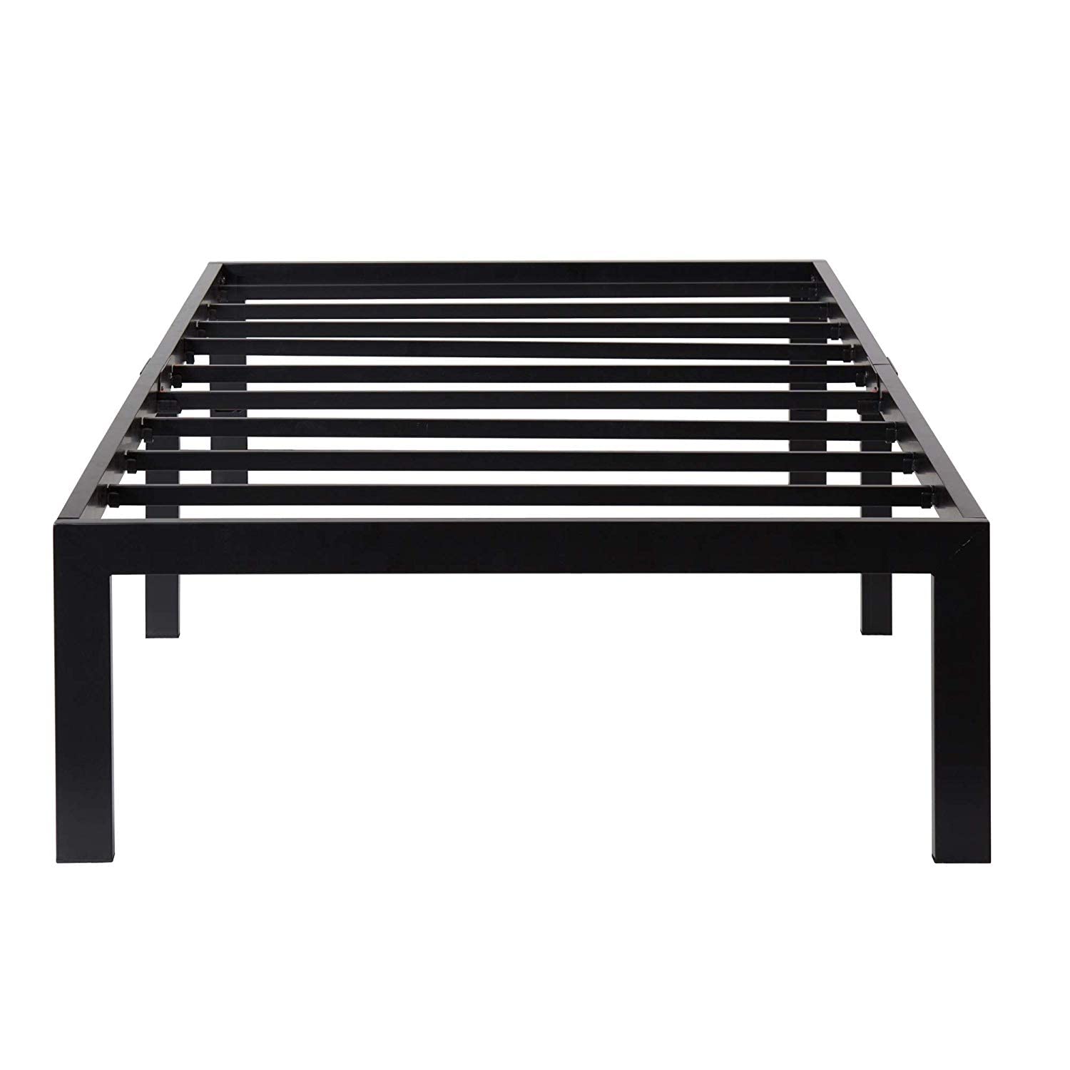 Fast Furnishings Twin Modern Black Metal Bed Frame
