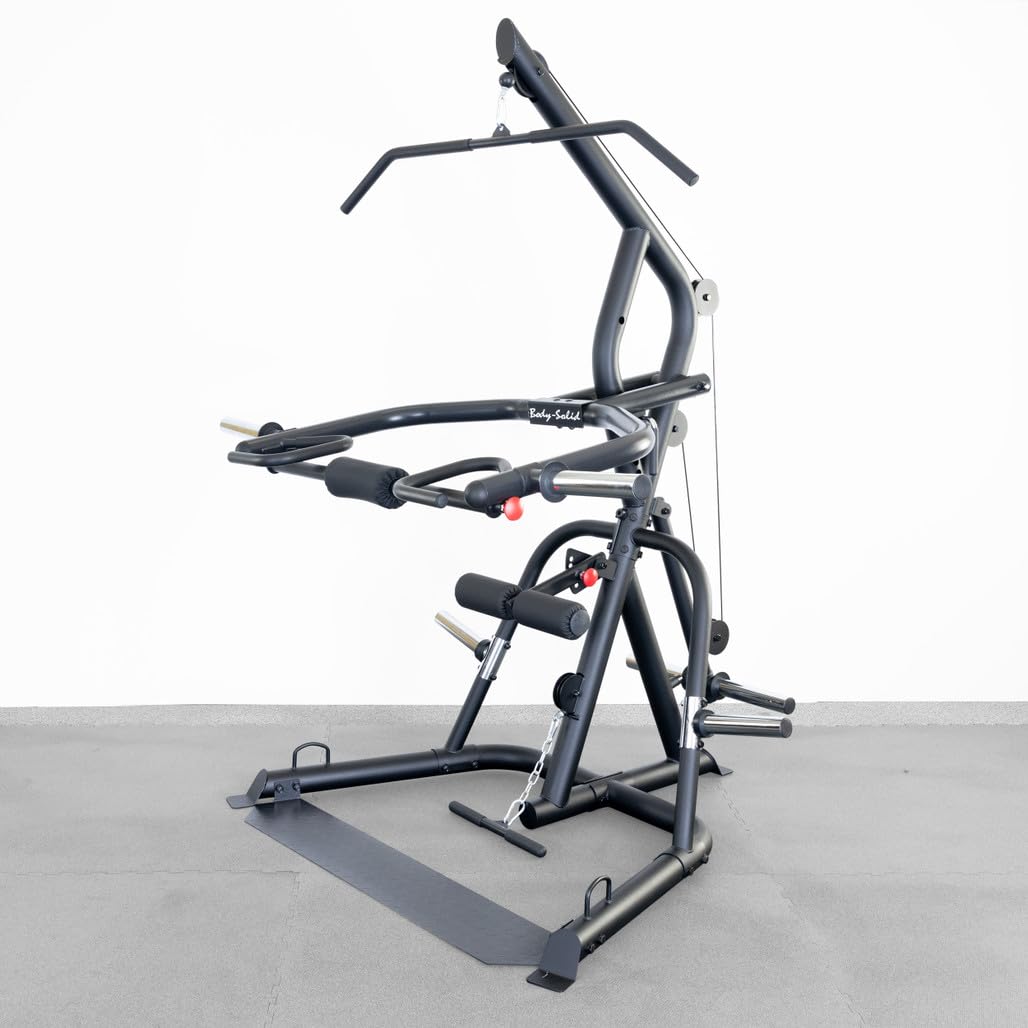 (GLGS100BP4) Corner Leverage Gym, Multi-Function Workout Station for Squats, Pull-Ups, Deadlifts & More, Home and Commercial Gym Equipment