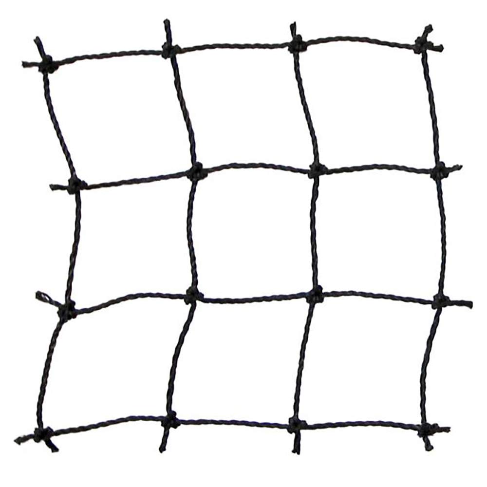 Heavy-Duty Extra-Strength Twisted Rubber Baseball/Softball Training Batting Cage Net, 30 x 12 x 10 Feet