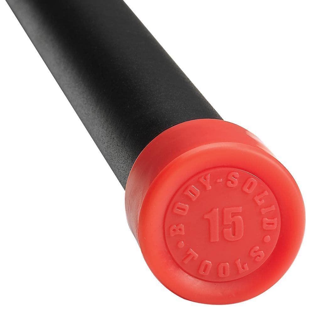 Rubber Padded Weighted Bar - Stretching Weight Exercise Bars for Physical Therapy, Body Toning, Aerobics, Yoga, Pilates