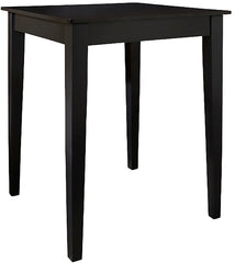 Crosley Furniture Counter Height Wood Pub Table for Bar and Dining, Black