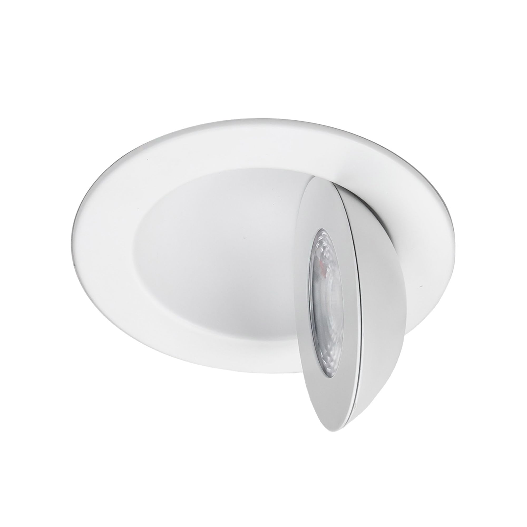 WAC Lotos 4" LED Round Adjustable Recessed Light, 5-CCT, White
