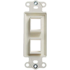 Vanco 820322 Port Multi-Media Wall Plate Inserts WH Decor Style