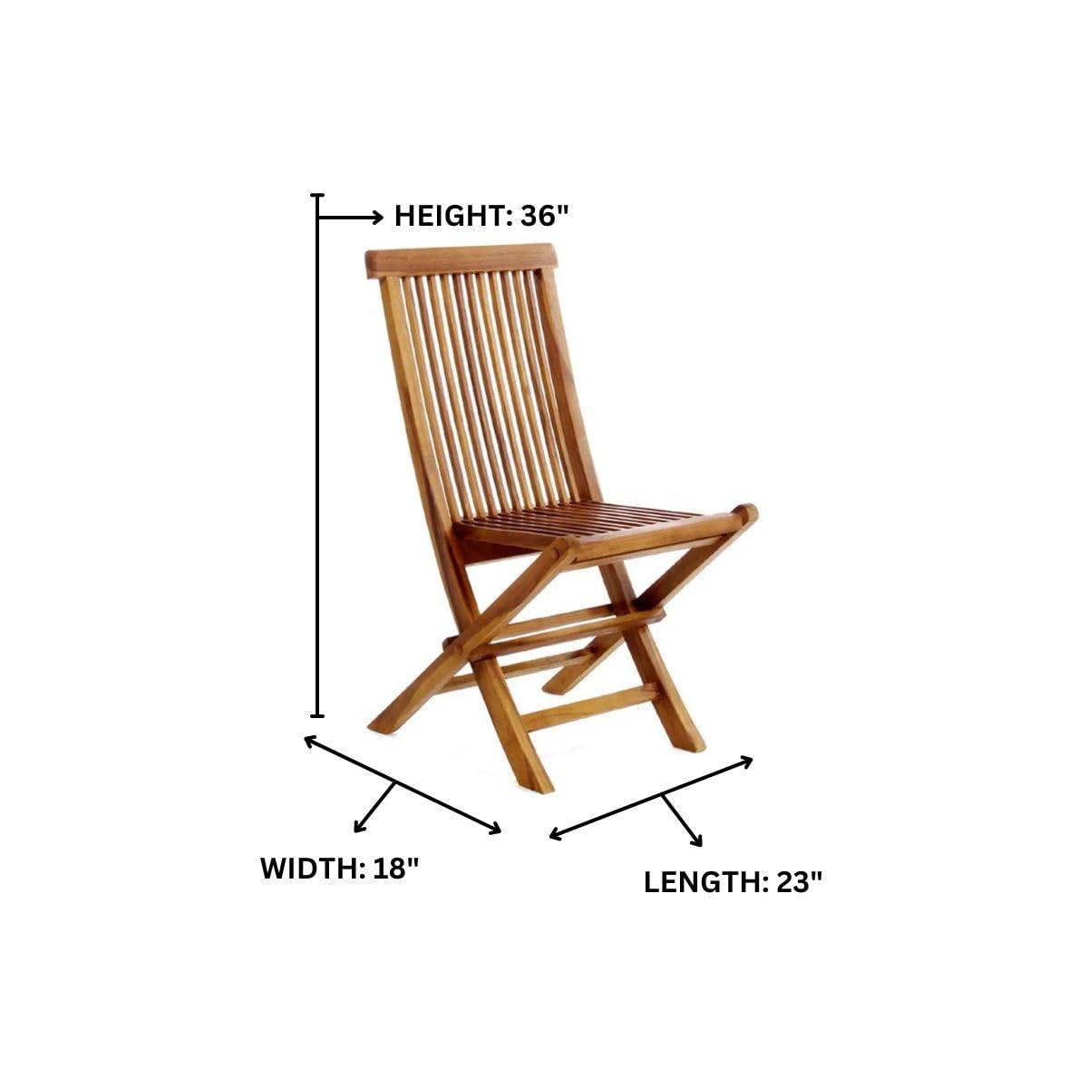 TD72-22-G Teak 9-Piece Extension Patio - Table & 8 Folding Chairs Dining Set for Outdoor & Indoor Events | Dual Built-in Butterfly Leaf Design | Green Cushions
