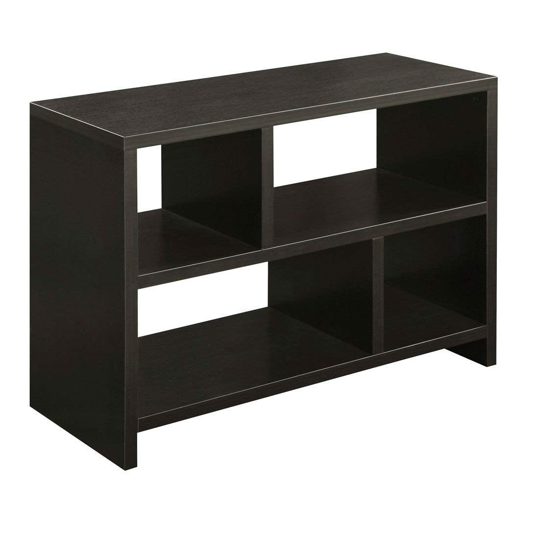 Modern 2-Shelf Console Table in Espresso Finish