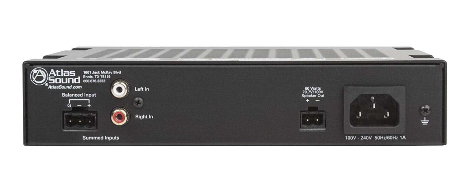 Atlas Sound 60W 70V Amplifier
