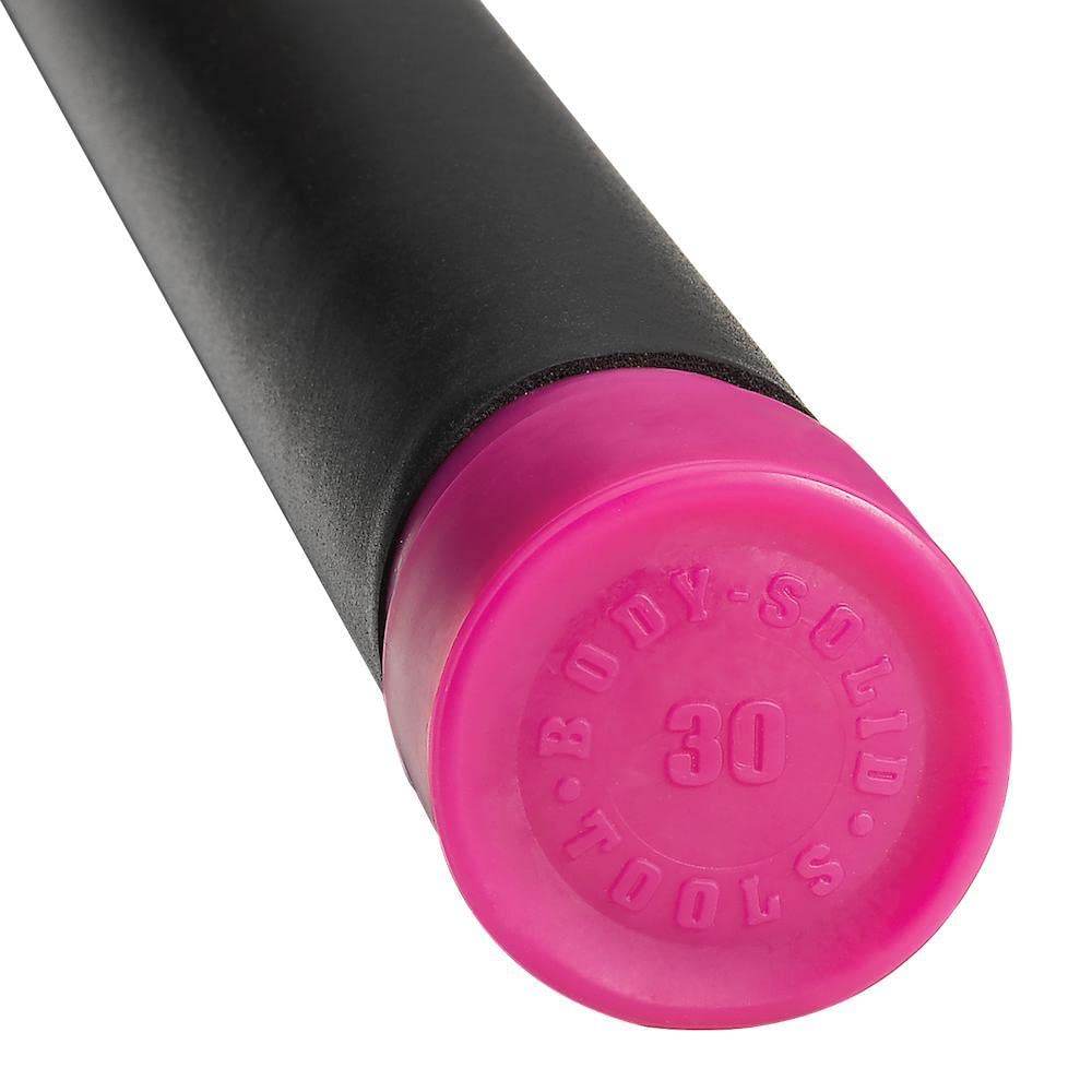 Rubber Padded Weighted Bar - Stretching Weight Exercise Bars for Physical Therapy, Body Toning, Aerobics, Yoga, Pilates