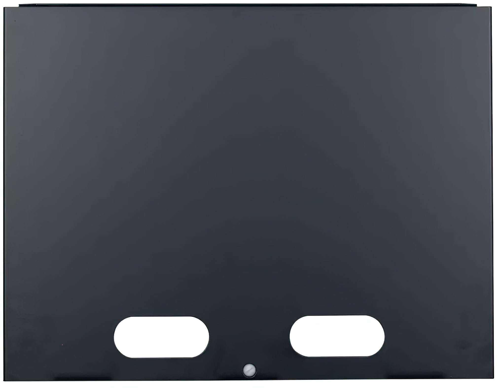 Lowell FS18-14 Hinged Wall Shelf, 18Inchx14Inch, 16G Steel, Black, Cable-Friendly