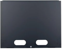 Lowell FS18-14 Hinged Wall Shelf, 18Inchx14Inch, 16G Steel, Black, Cable-Friendly