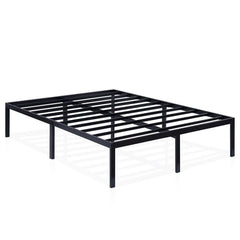 King 16 Inch High Heavy Duty Metal Platform Bed Frame
