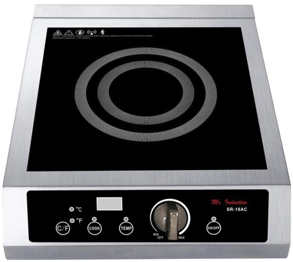 SR-18AC 1800W Commercial Counter Top Induction range